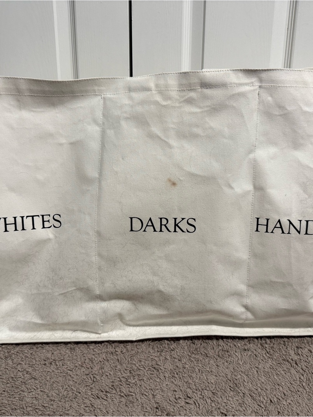The Laundress Canvas Laundry Sorter Bag